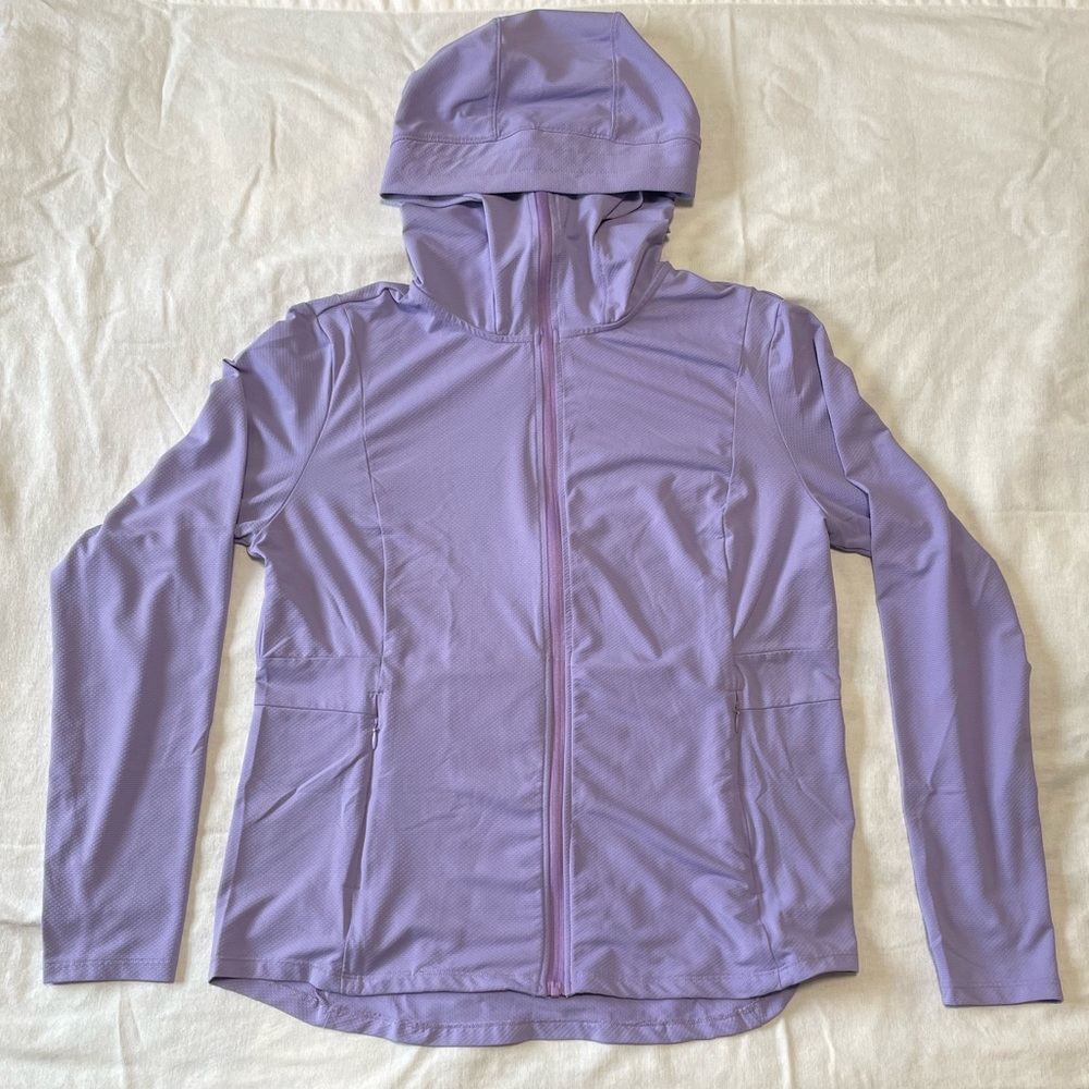Lavender Long Sleeve Activewear Light Jacket